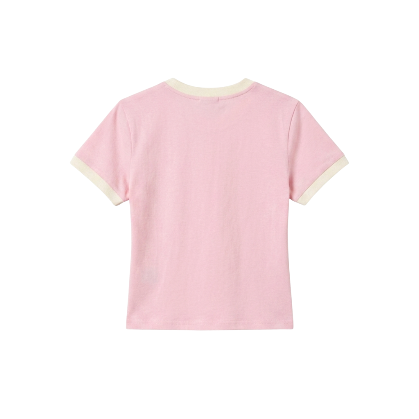 Babytee - Hồng viền Kem (Back)